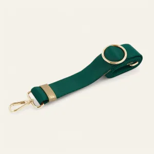 River Strap | Green with Gold hardware