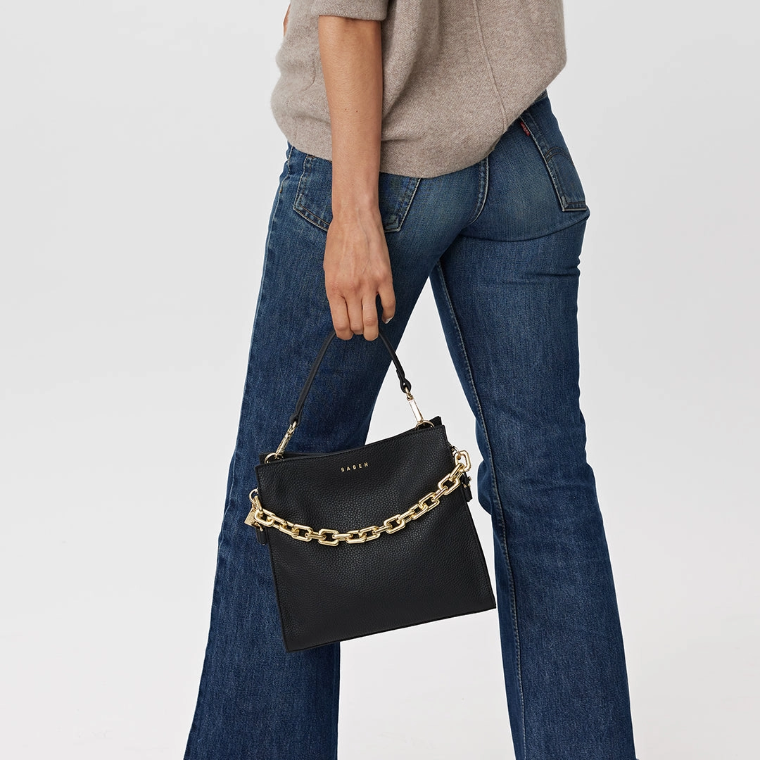 Saben Feature Handle Chunky Chain Gold