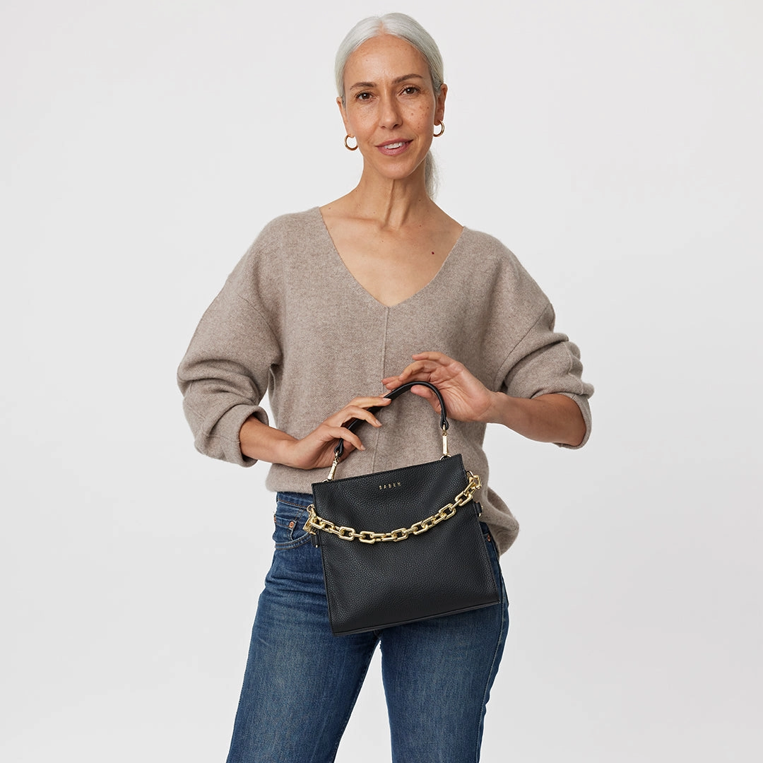 Saben Feature Handle Chunky Chain Gold