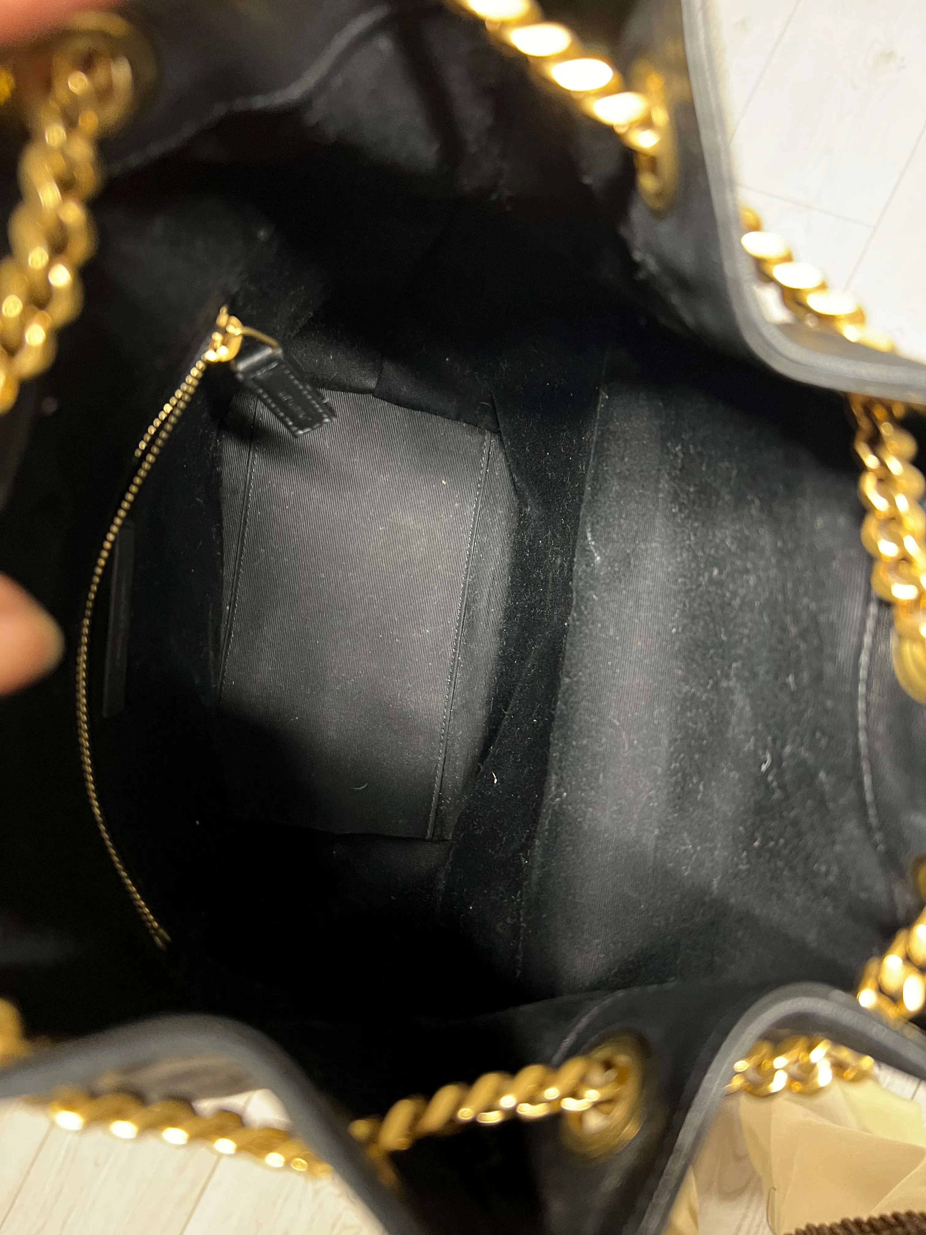 Saint Laurent Black Quilted Lambskin Leather Joe Backpack