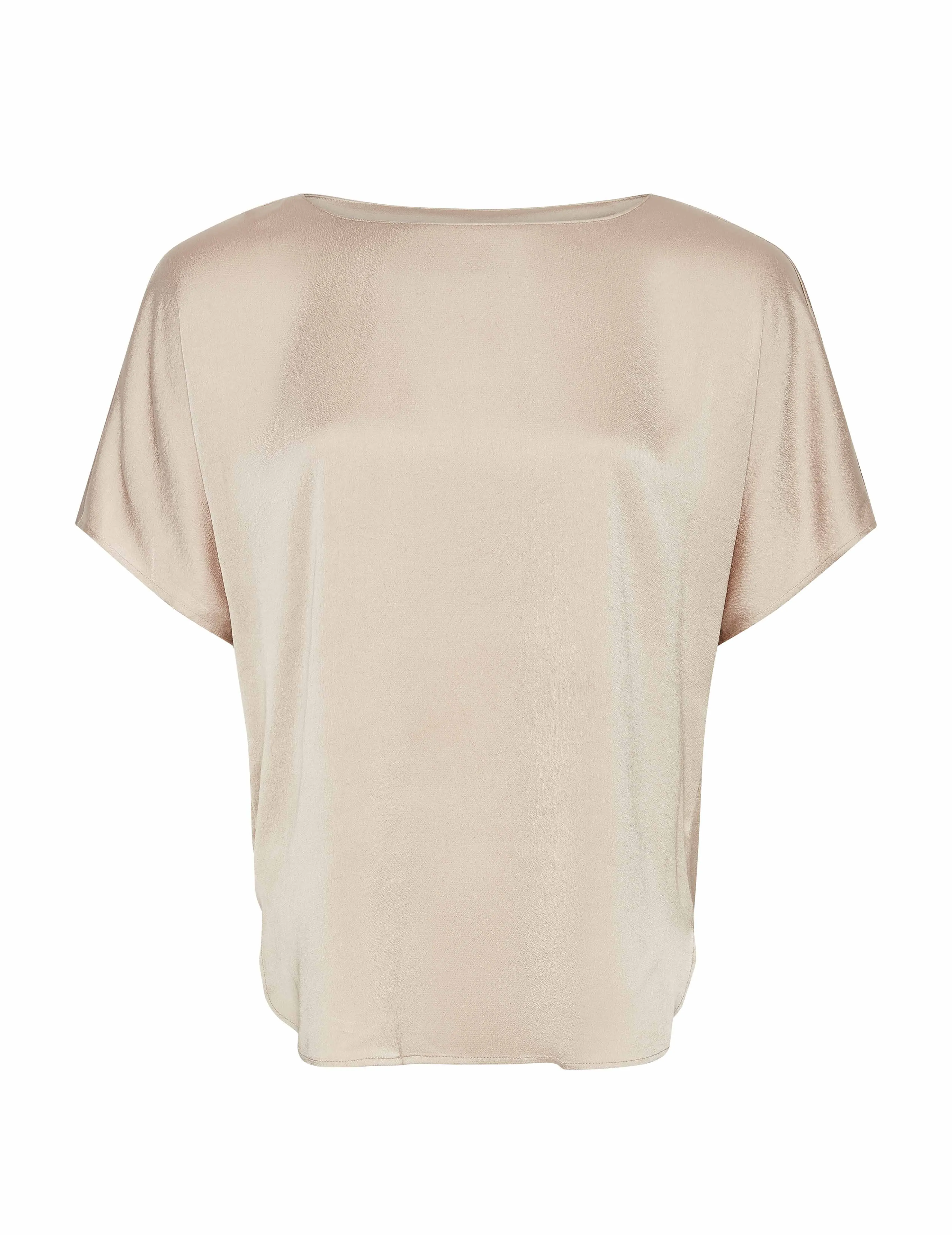 Satin Bateau Blouse- Sale