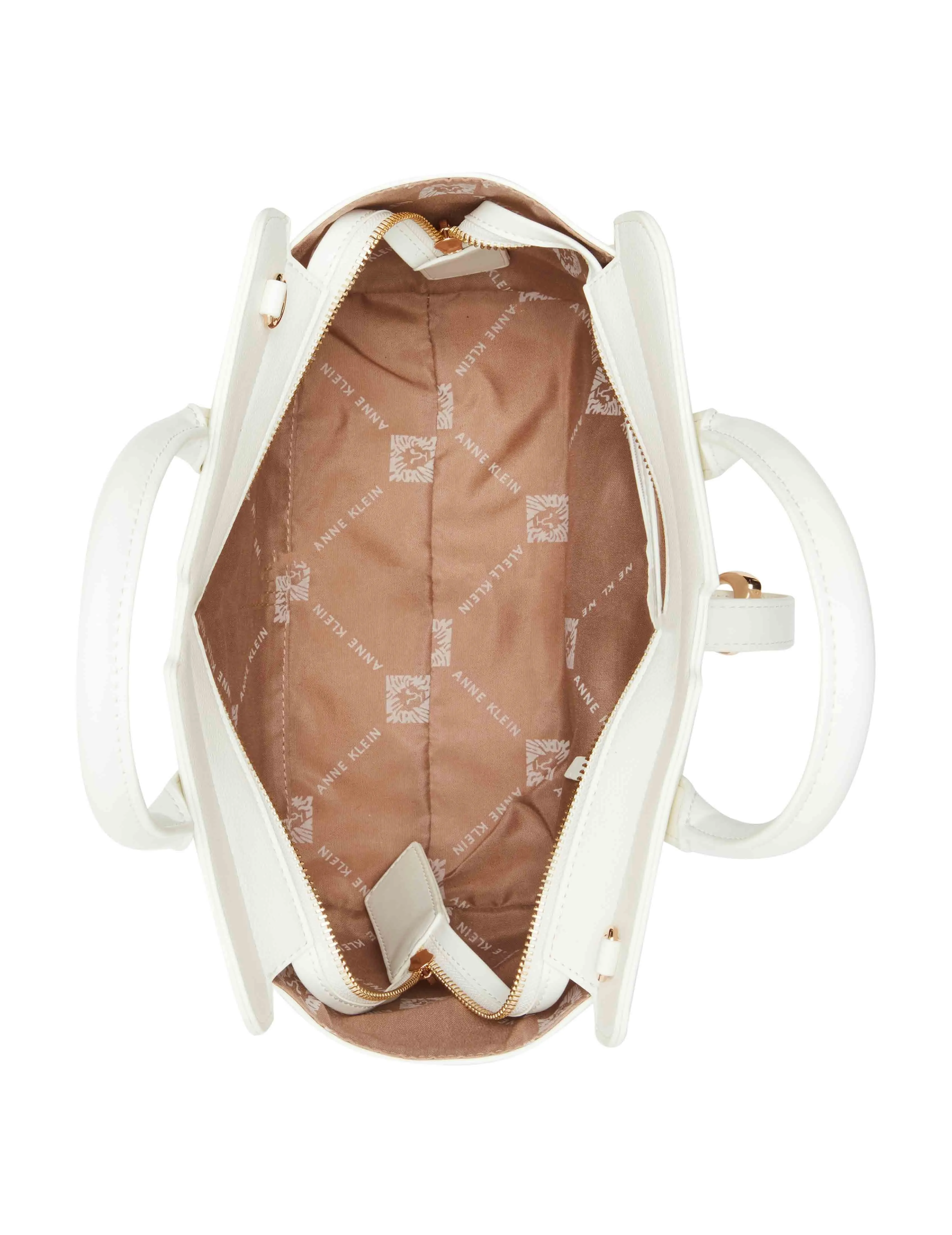 Sculpted Buckle Satchel & Detachable Strap