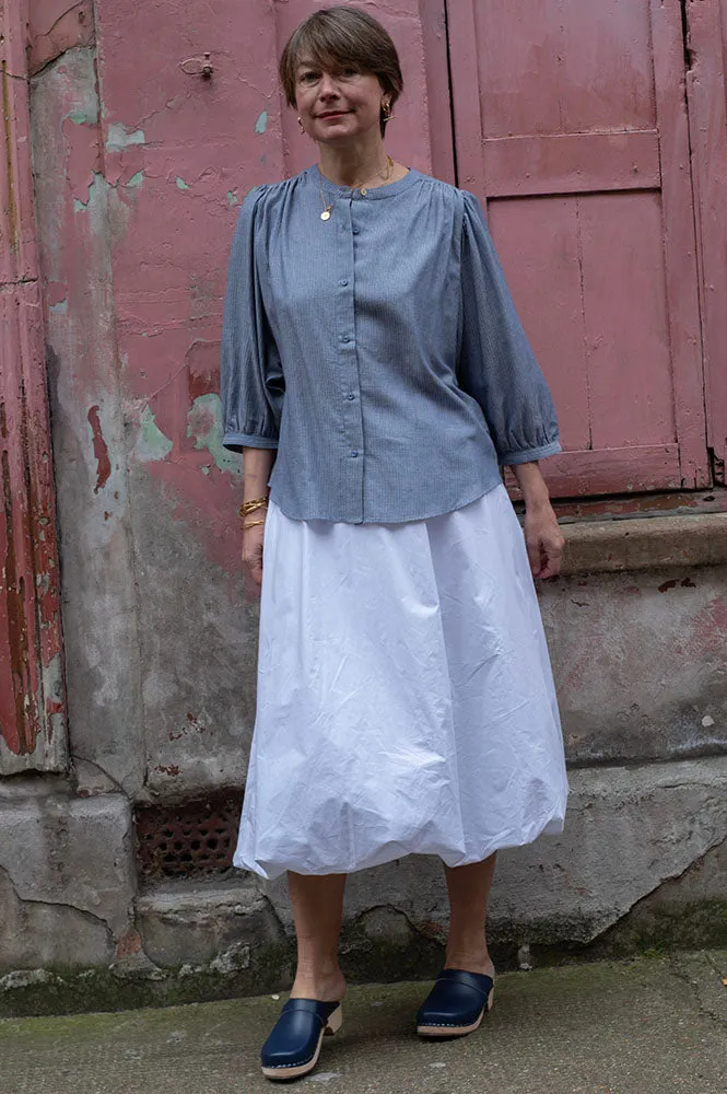 Sessùn A View Chambray Blue Blouse