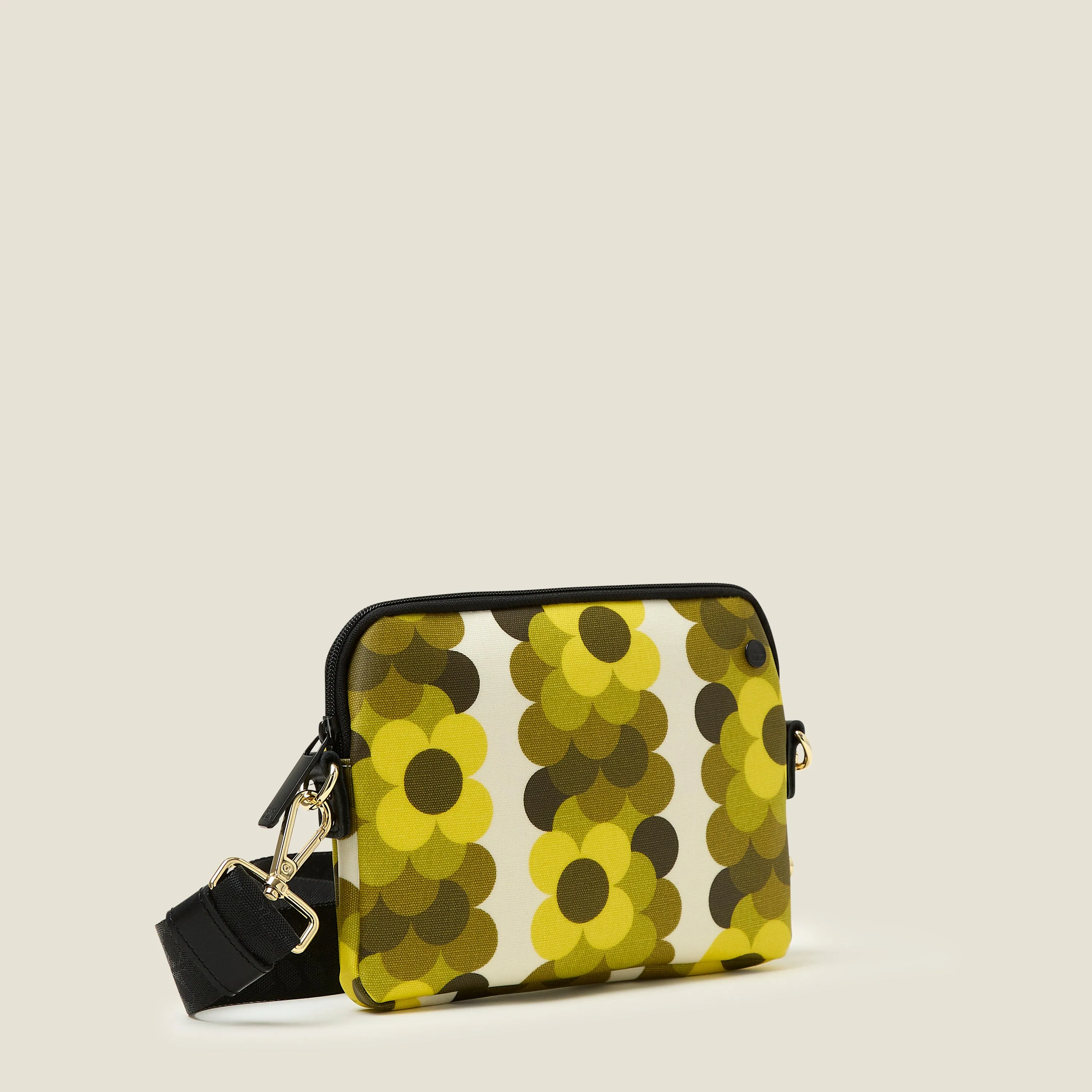 Slim Crossbody - Retro Flower Yellow
