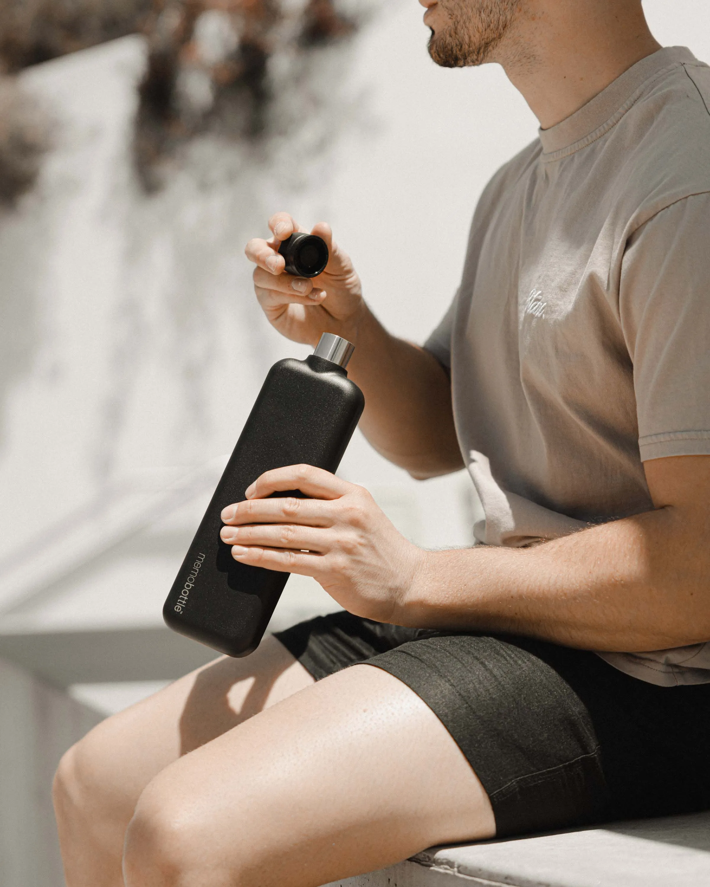 Slim Stainless Steel Memobottle