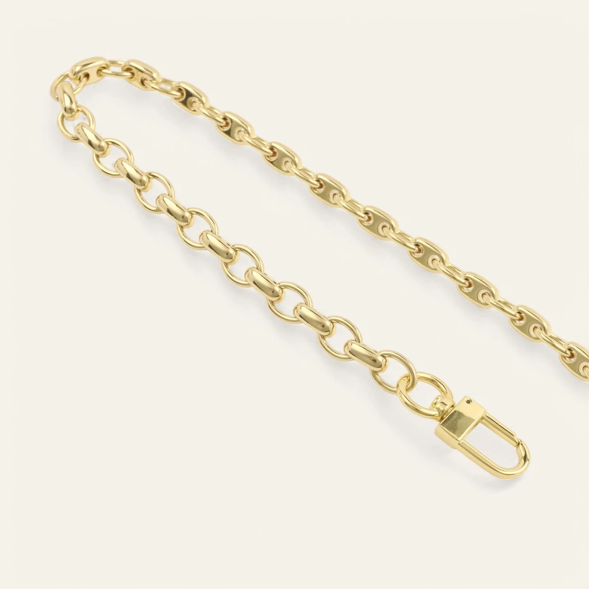 Solid Link Chain | Gold