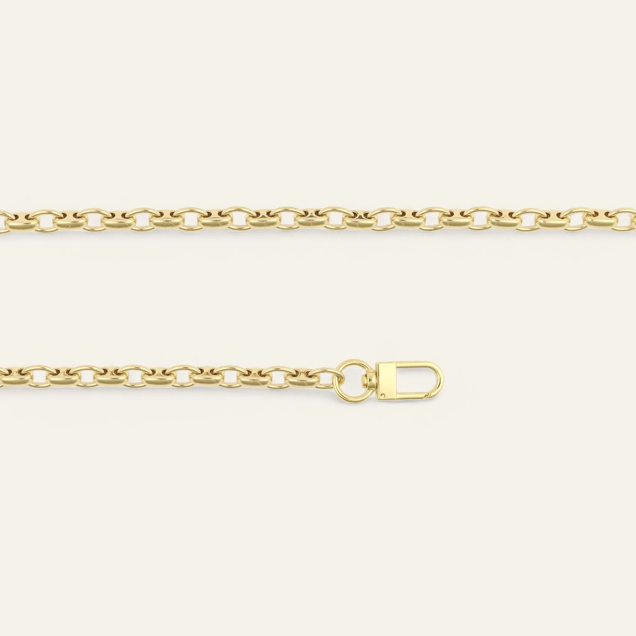 Solid Link Chain | Gold
