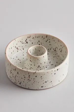 St. Eval Speckled Stone Candle Holder