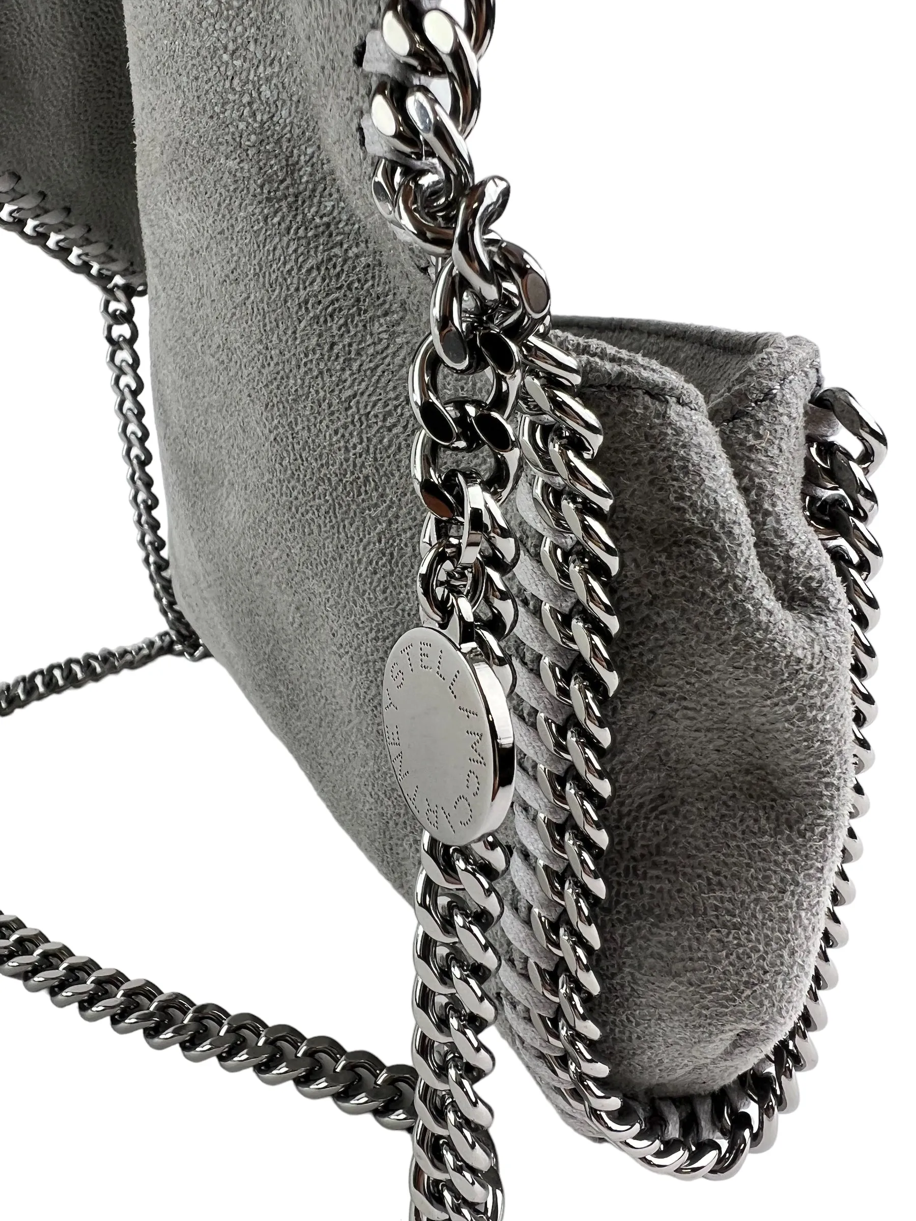 Stella McCarthy Grey Faux Leather Falabella Crossbody