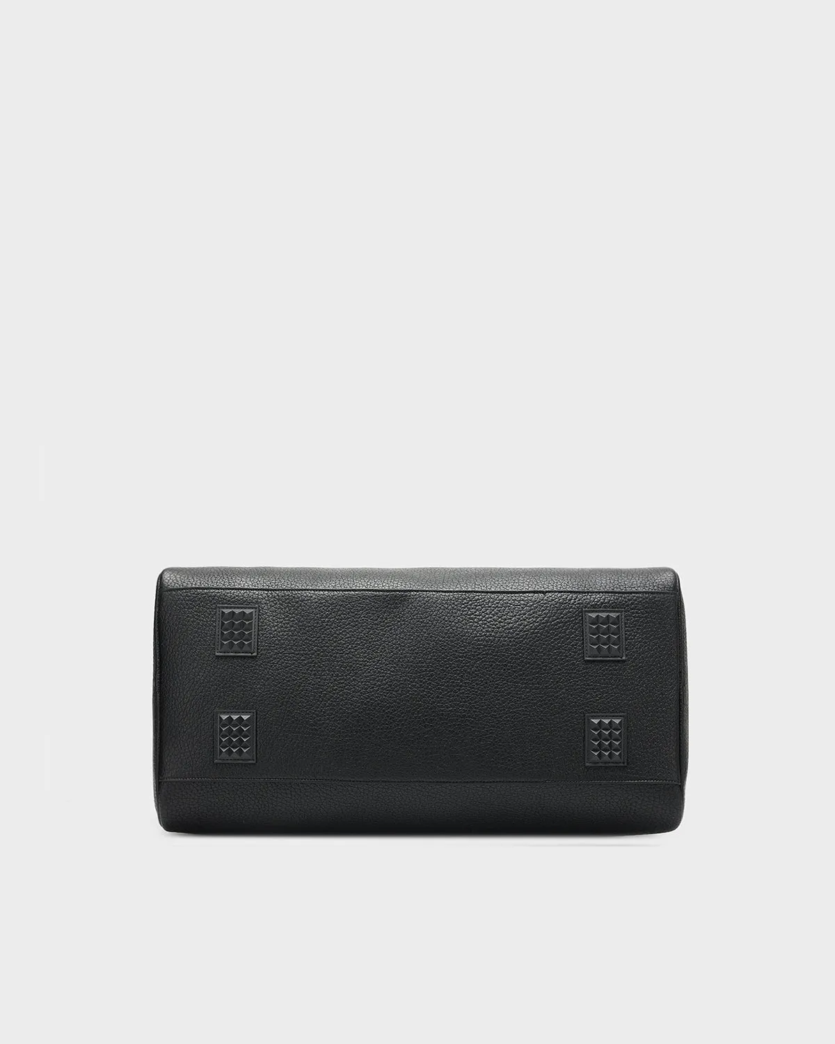 Striped Sensation Duffle Bag in Black