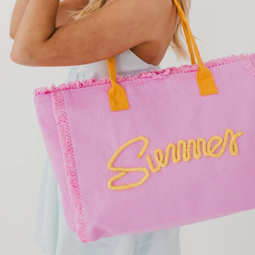 Summer Sunshine Beach Tote Bag