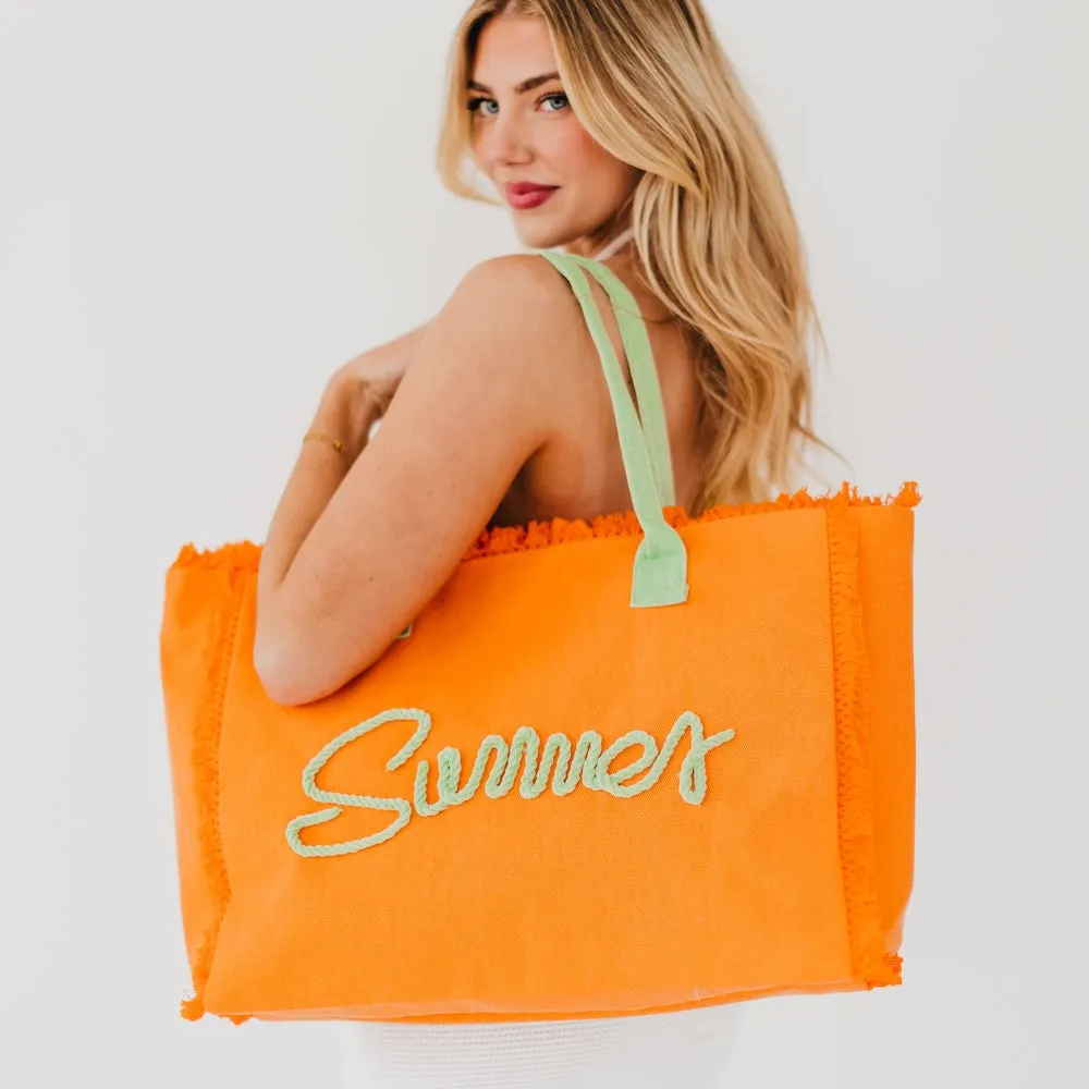 Summer Sunshine Beach Tote Bag