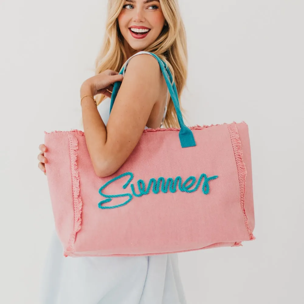 Summer Sunshine Beach Tote Bag