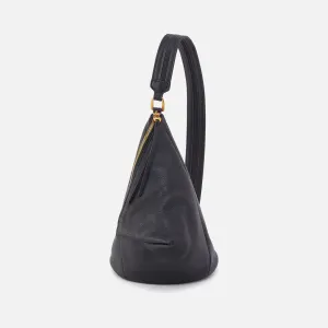 Sway Small Sling In Pebbled Leather - Black