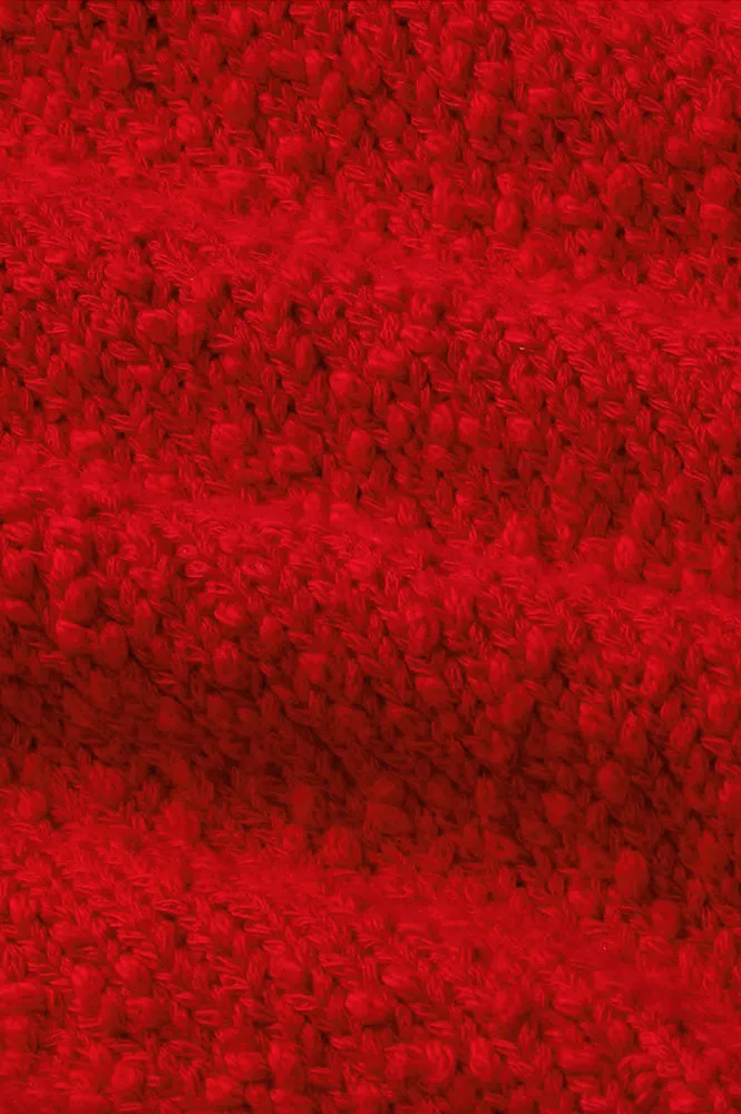 Thinking Mu Clara Fiery Red Knit Pullover