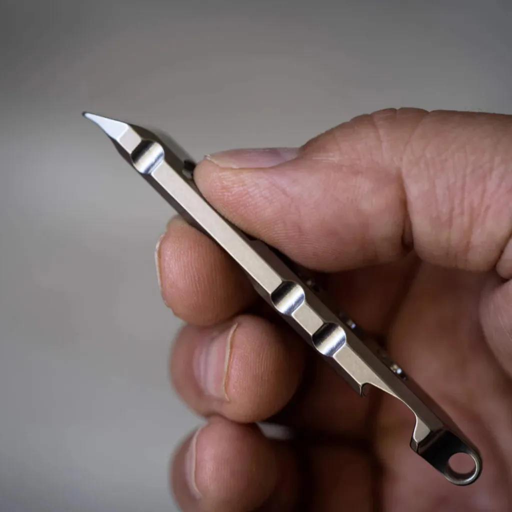 Ti-Pry Titanium Pry Bar : Keychain Edition