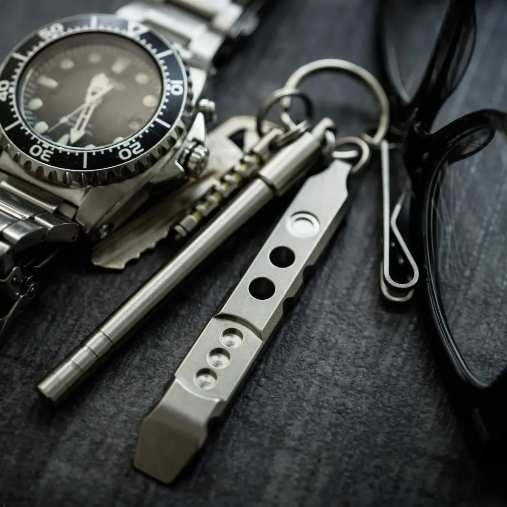 Ti-Pry Titanium Pry Bar : Keychain Edition