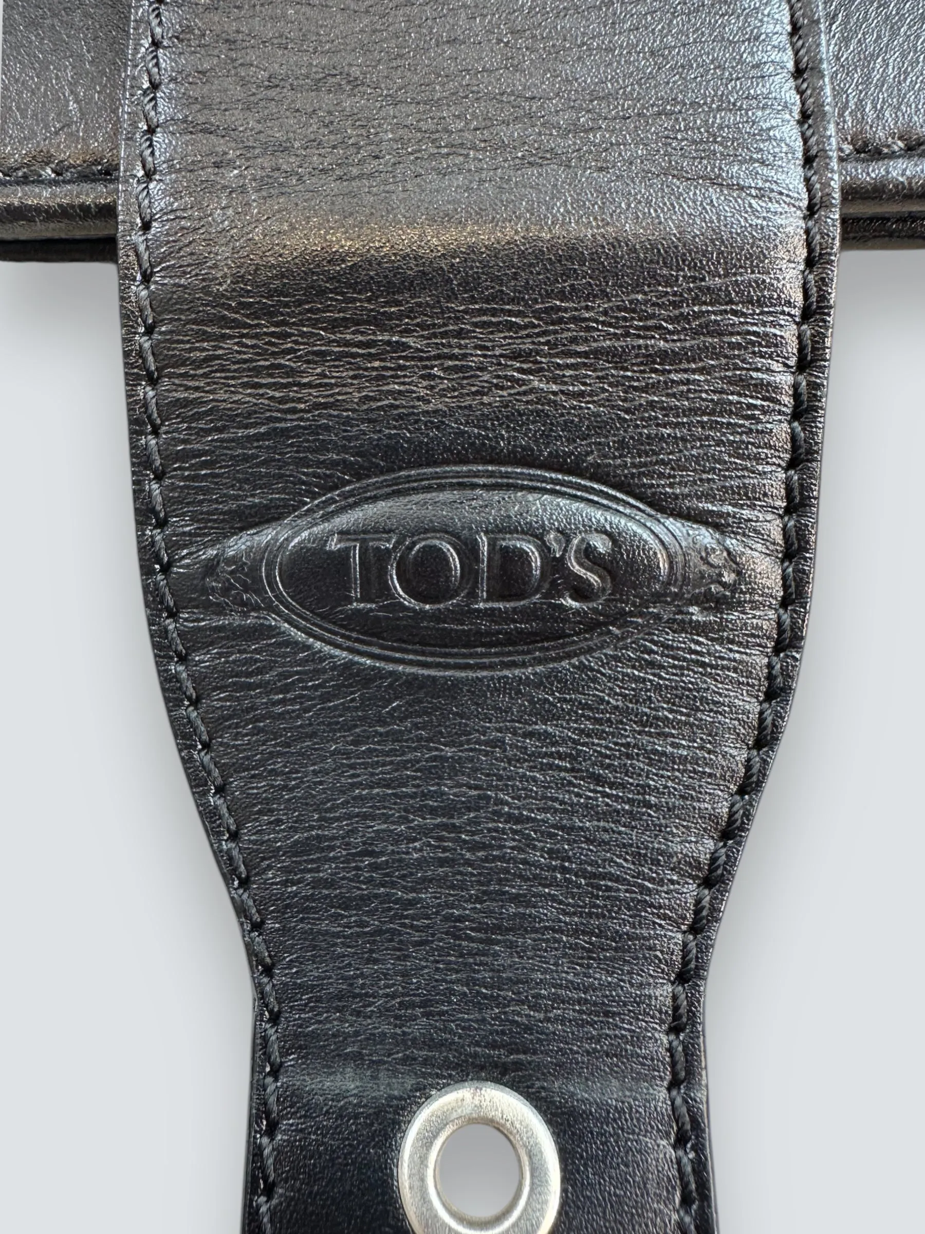 Tod's Black Leather Tote
