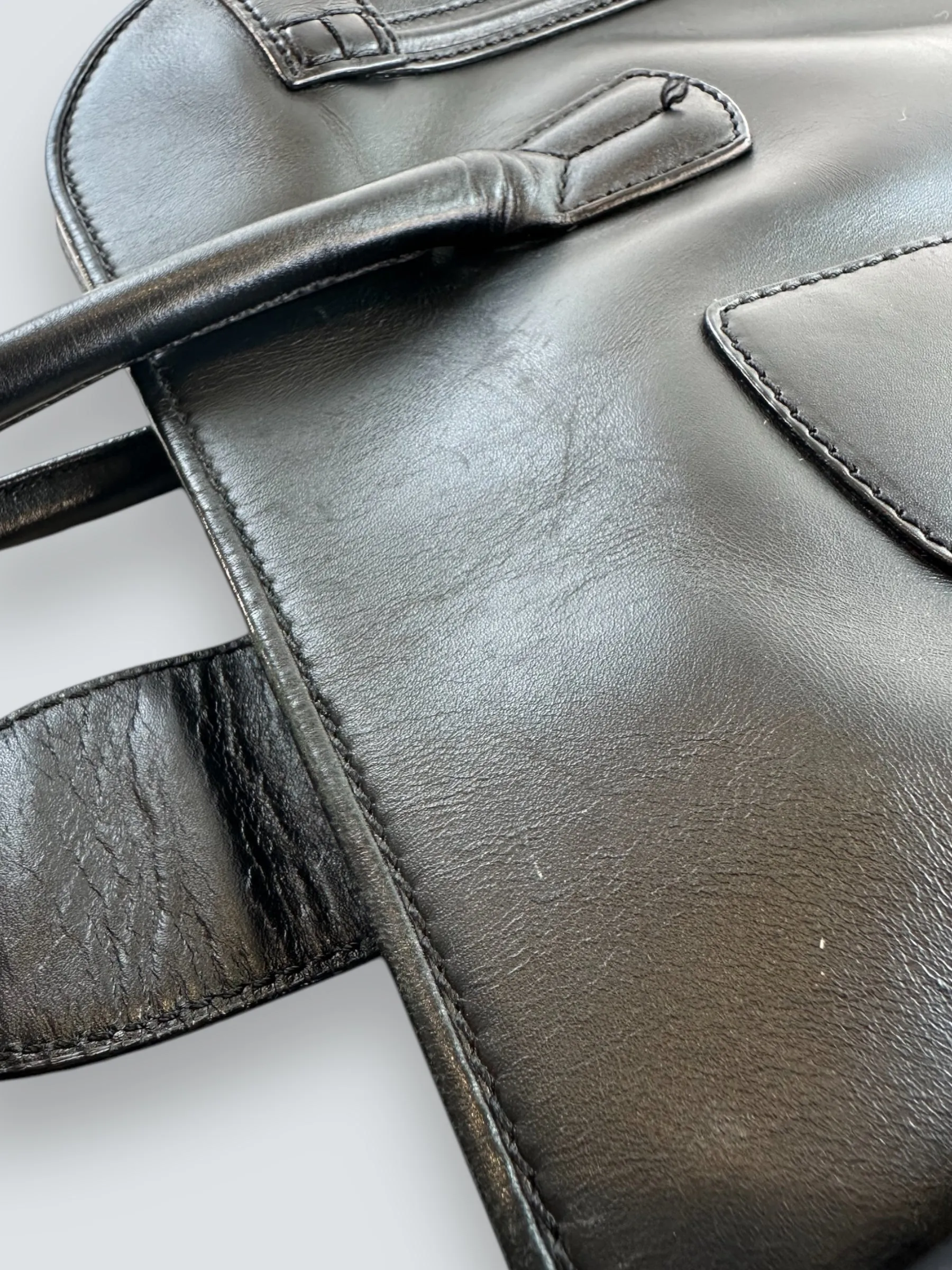 Tod's Black Leather Tote