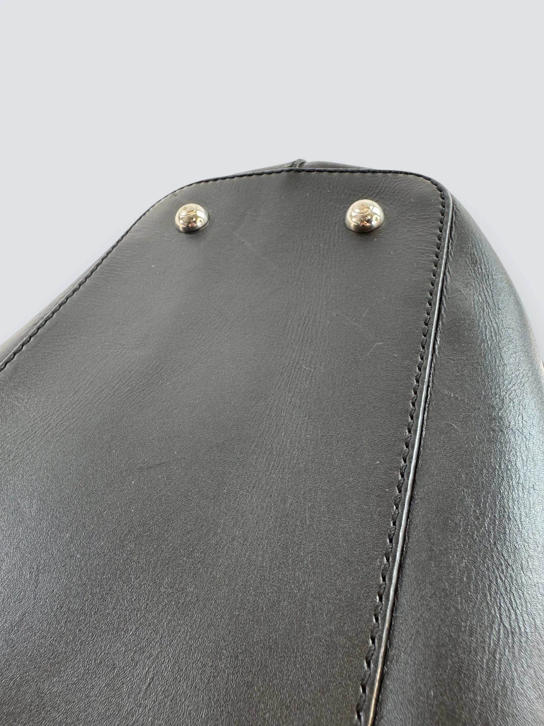 Tod's Black Leather Tote