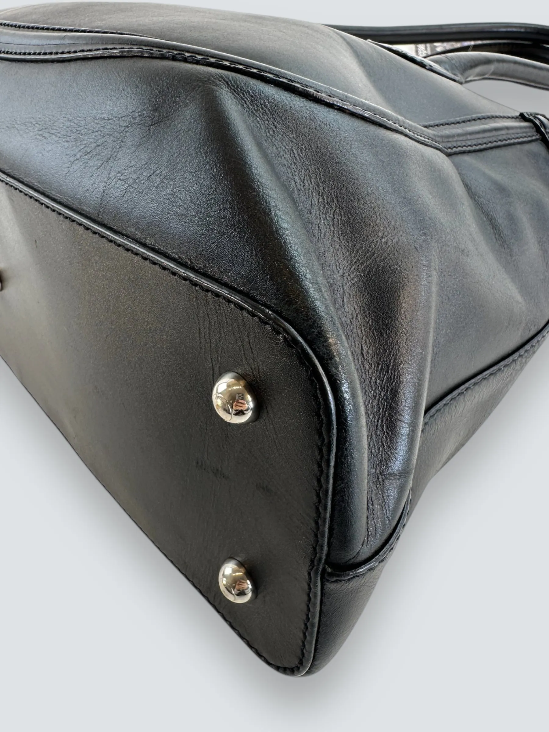 Tod's Black Leather Tote