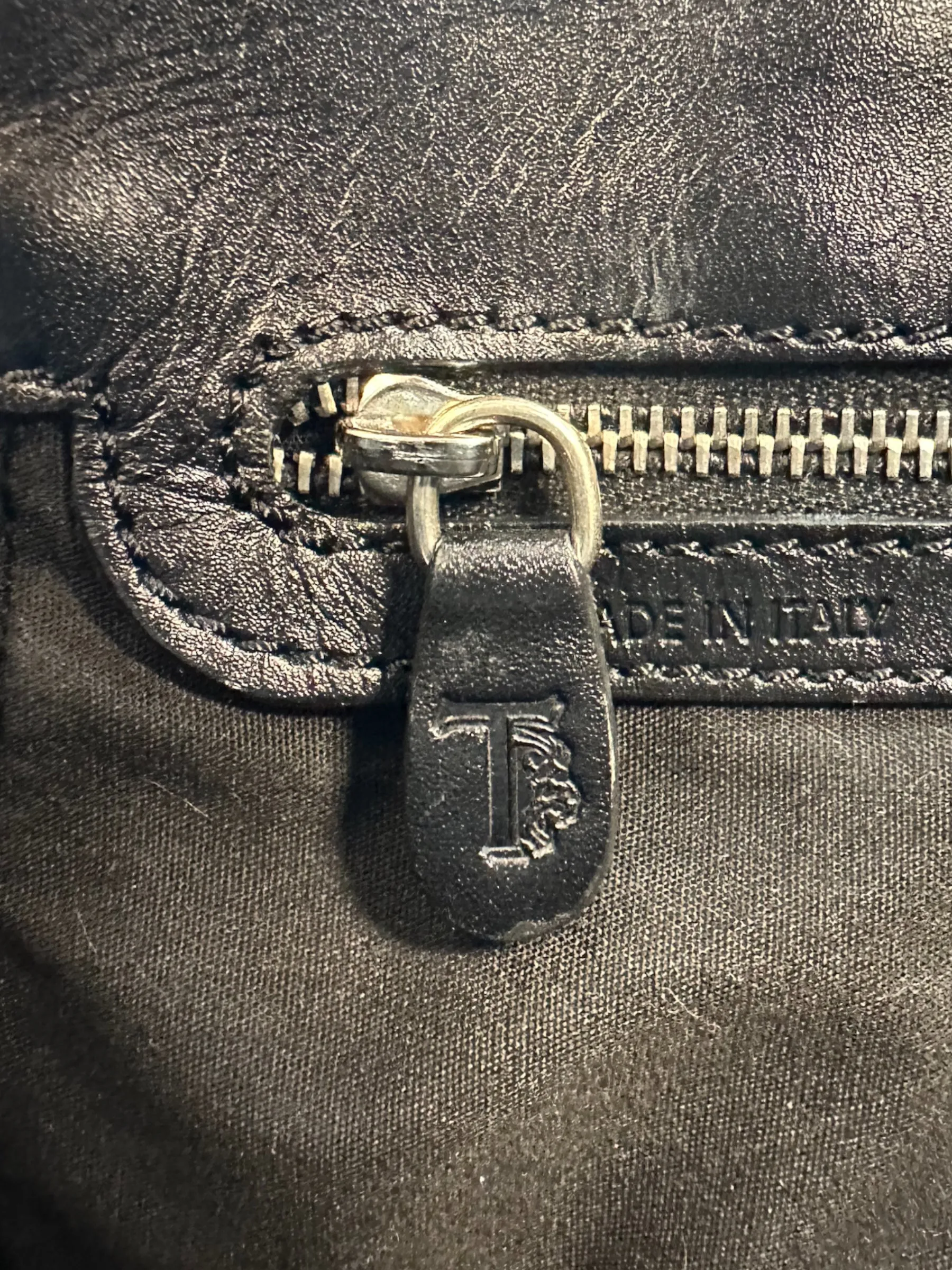 Tod's Black Leather Tote