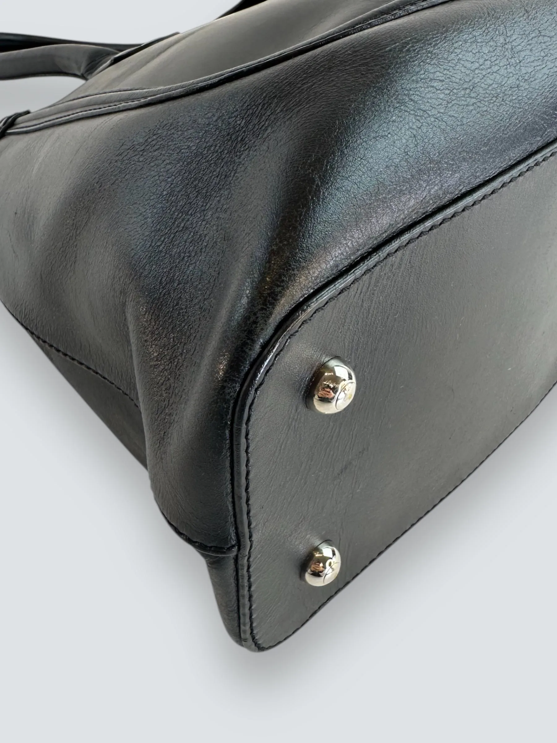 Tod's Black Leather Tote