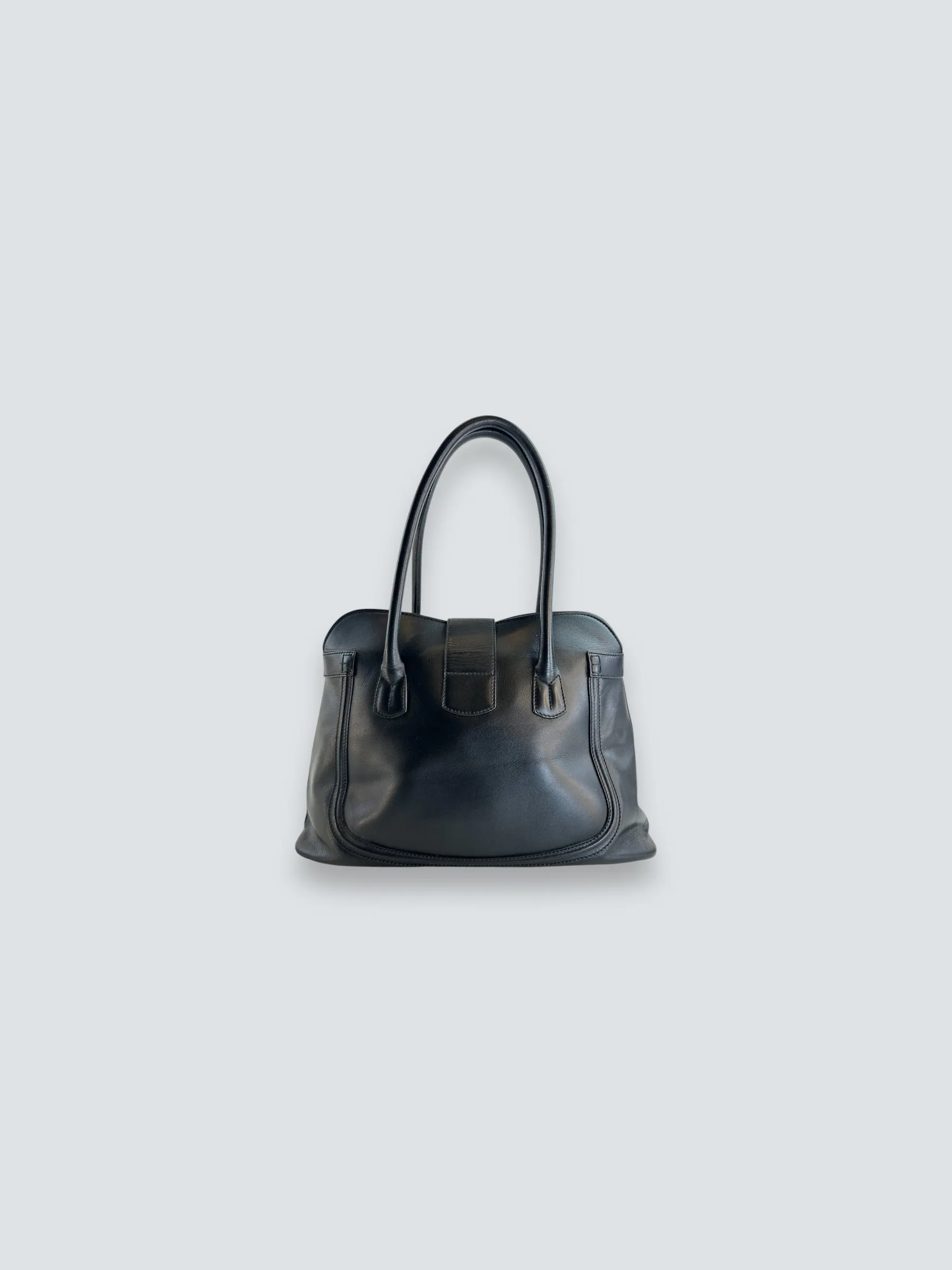 Tod's Black Leather Tote