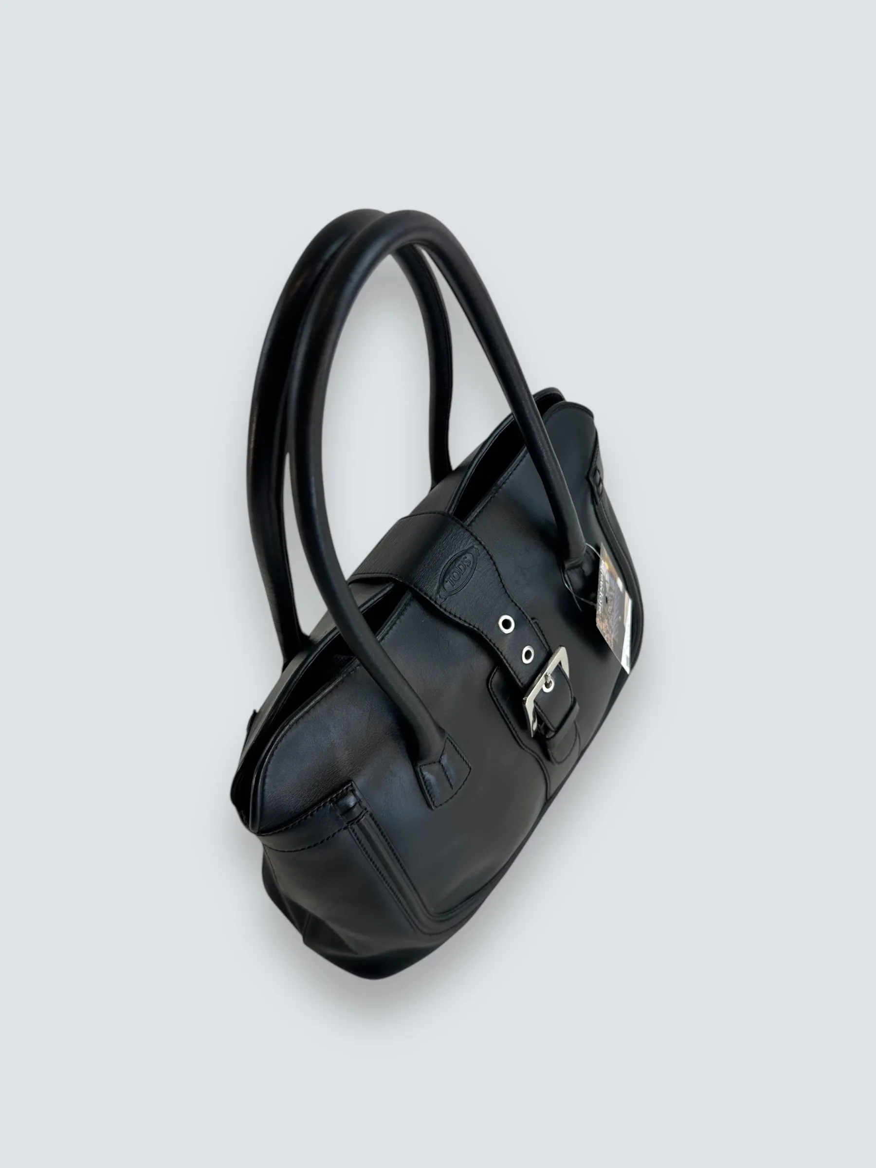 Tod's Black Leather Tote