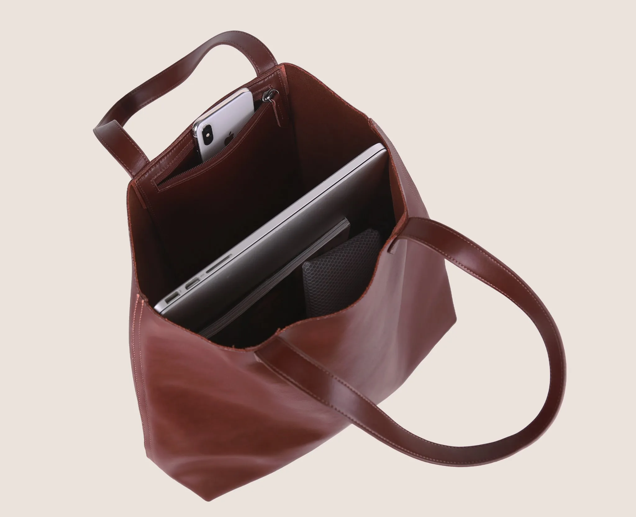 Tote Made Easy Leather Carryall 15