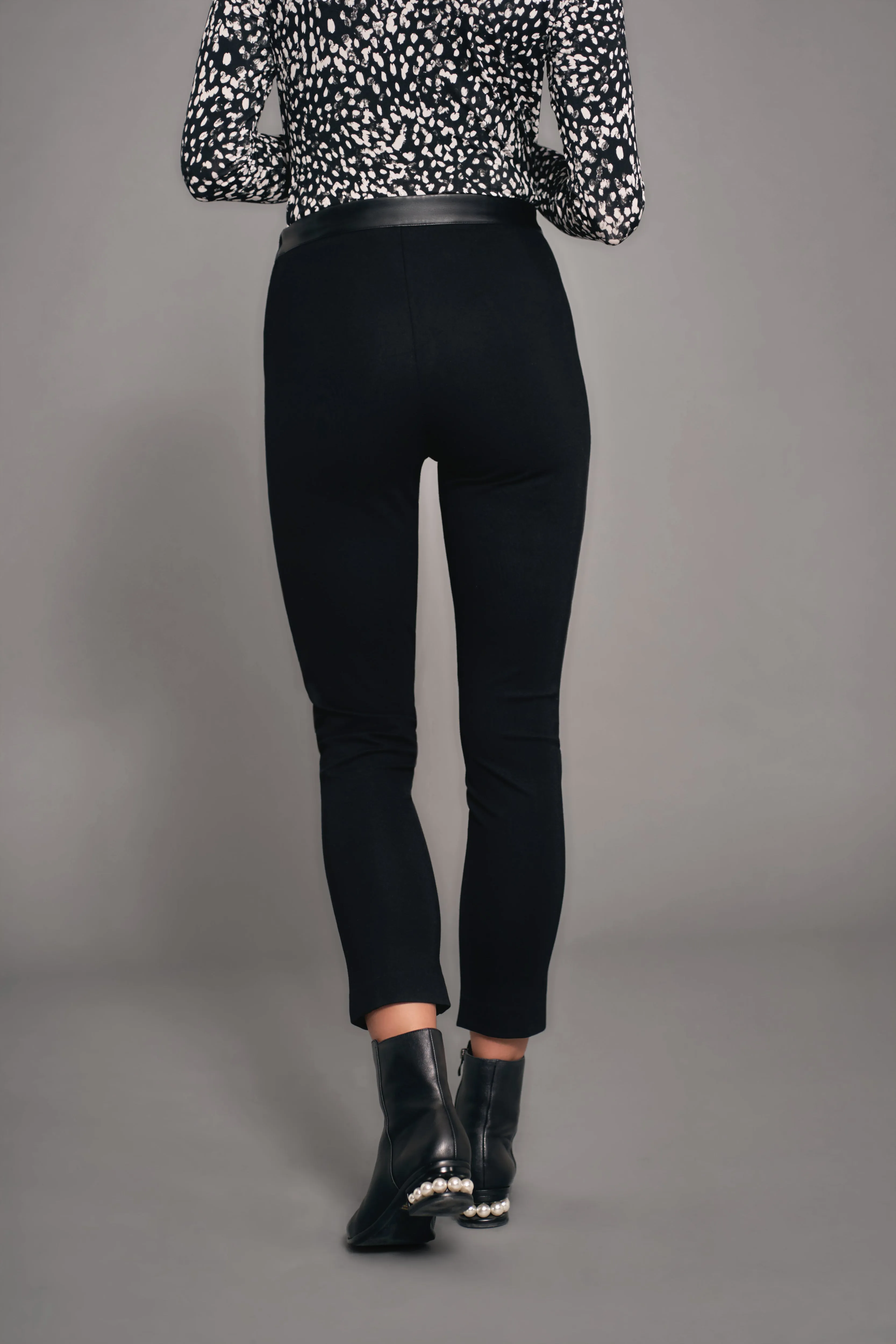 Vegan Leather Legging - Black