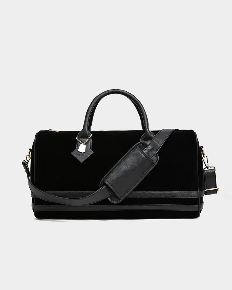 Velvet Travel Set in Black