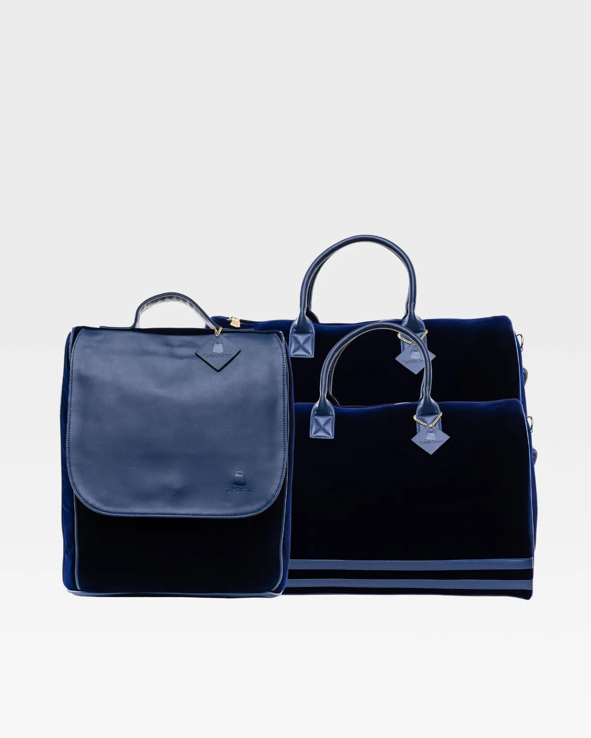 Velvet Travel Set in Royal Blue