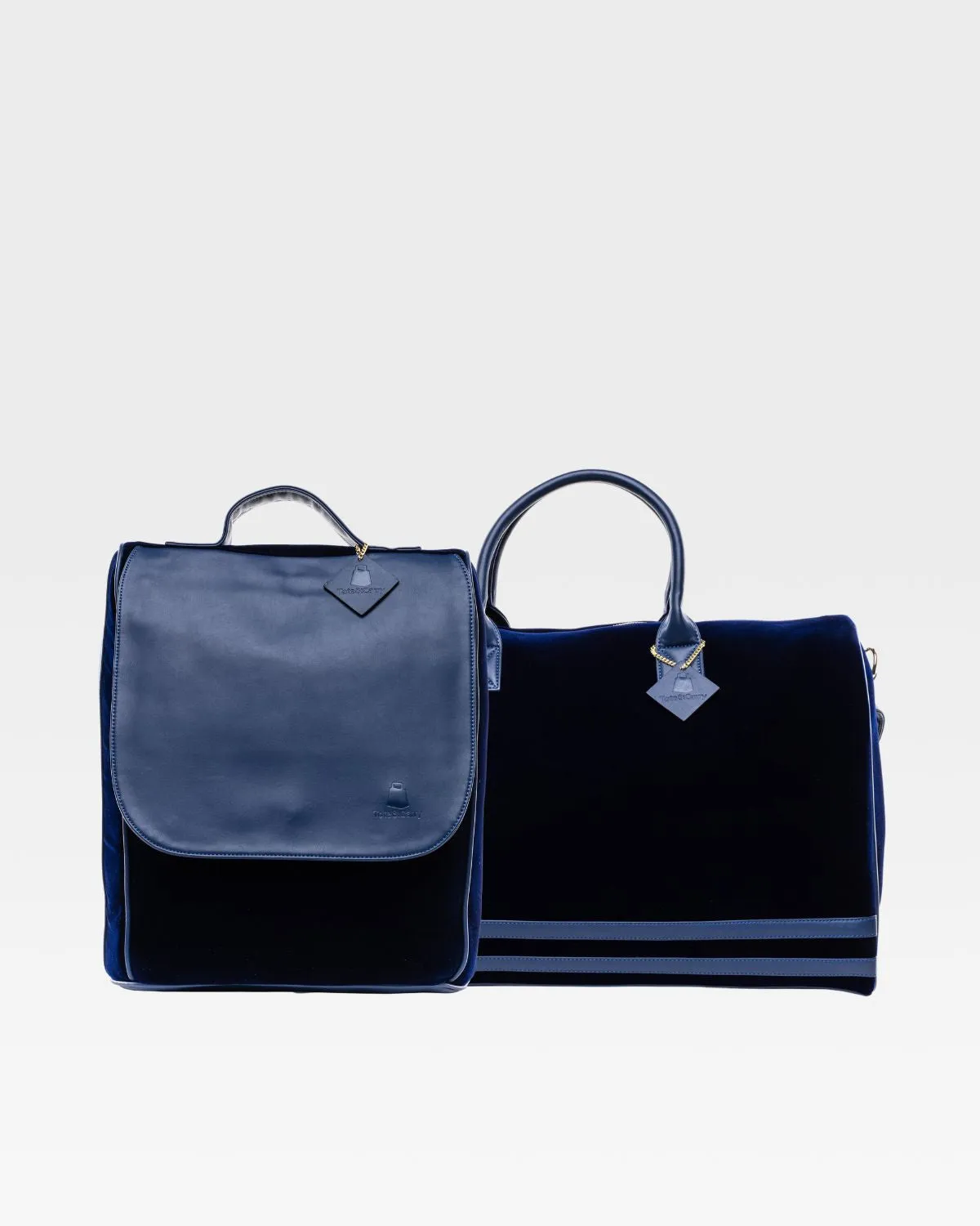 Velvet Travel Set in Royal Blue