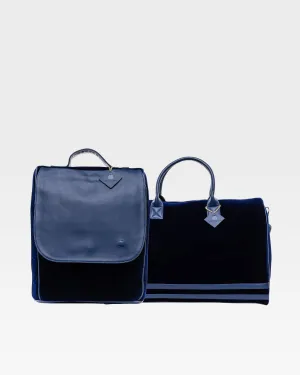 Velvet Travel Set in Royal Blue