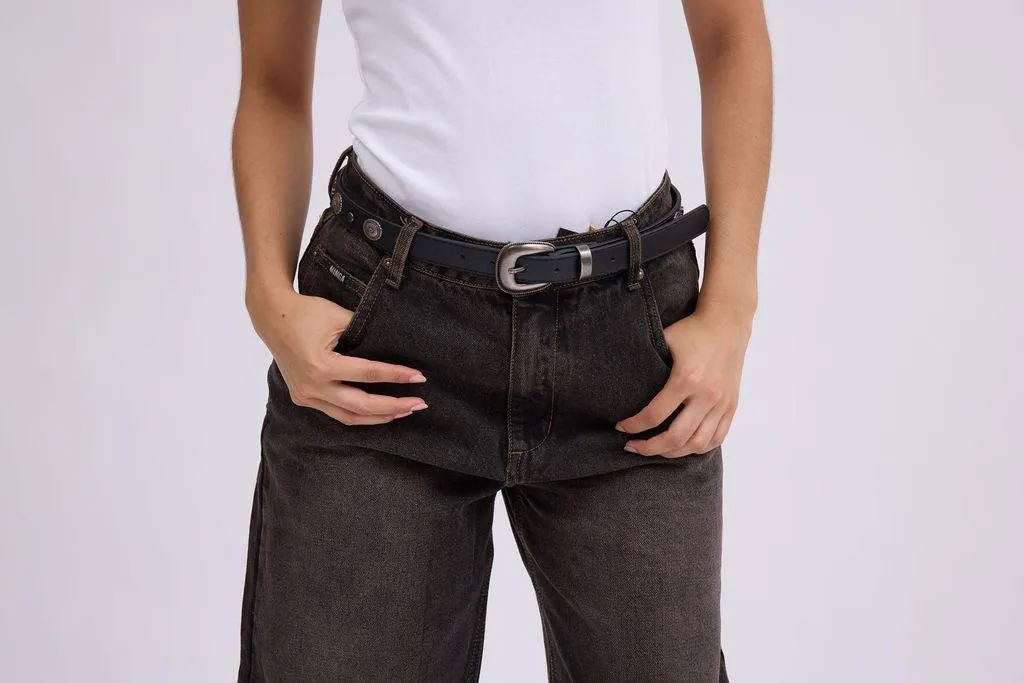 Western Grunge Concho Belt