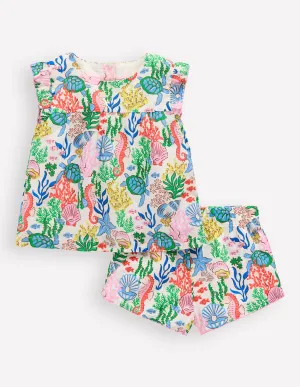 Woven Play Set-Multi Coral Cove
